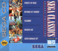 Sega Classics Arcade Collection 5-in-1 PAL Sega Mega CD PAL box art